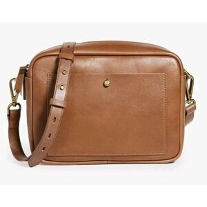 New MADEWELL The Transport Camera Saddle Leather Crossbody Shoulder Bag Purse